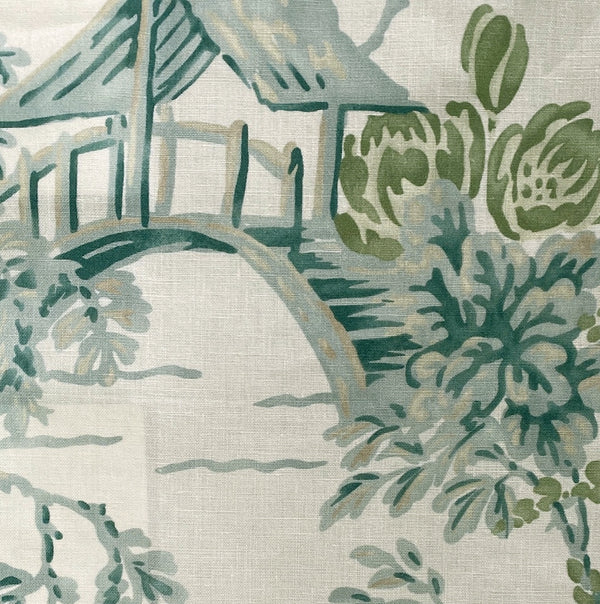 Brunschwig & Fils Tongli Fabric- Lagoon